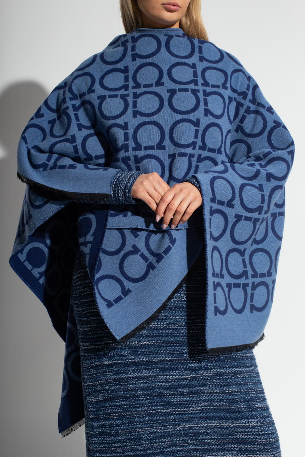 Wool poncho salvatore sparrow Ferragamo - salvatore sparrow